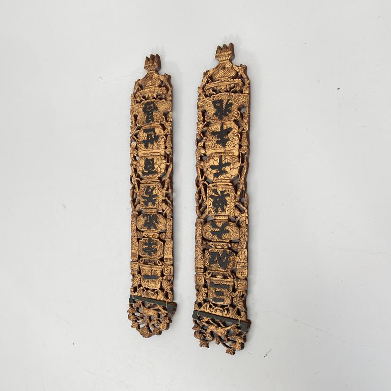 Signboards, a pair, China, 20th century.