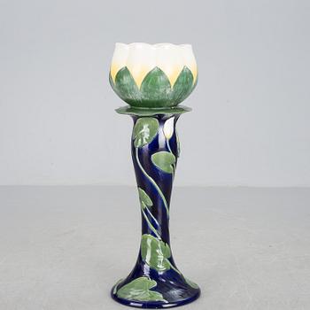 PIEDESTAL med YTTERFODER, flintgods. Rörstrand, Jugend.