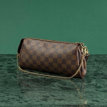 CLUTCH, "Eva damier Bag" Louis Vuitton.