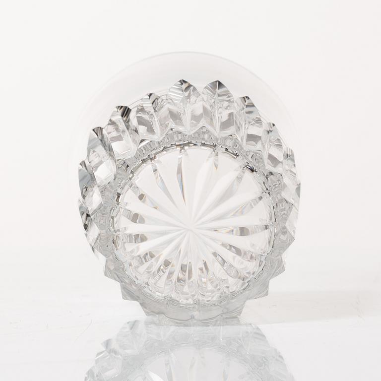 Fritz Kallenberg, a 108-piece 'Pyramid' glass service, Kosta Boda, Sweden, 20th Century.
