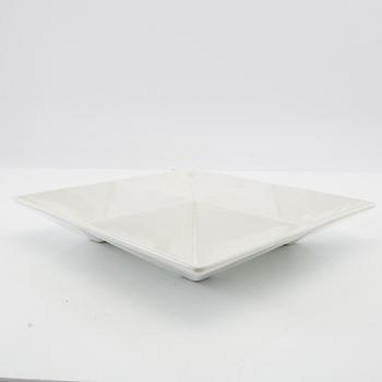 Tapio Wirkkala, serving platter "Lokerovati" Arabia Finland, late 20th century porcelain.