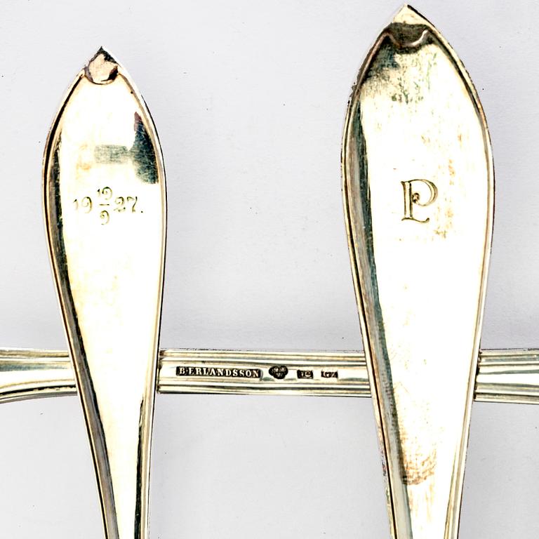 GAB skedar 25 st silver Stockholm 1927.