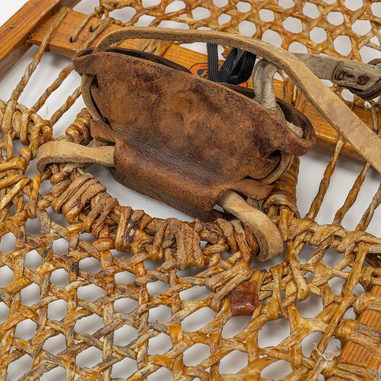 Snowshoes, a pair, Canada, first half of the 20th century.