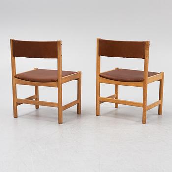 Børge Mogensen, a pair of chairs, model 575, Karl Andersson & Söner, Huskvarna, Sweden 1960s.