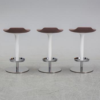 Simon Pengelly, a set of three 'Babar' bar stools from Arper, Italy.