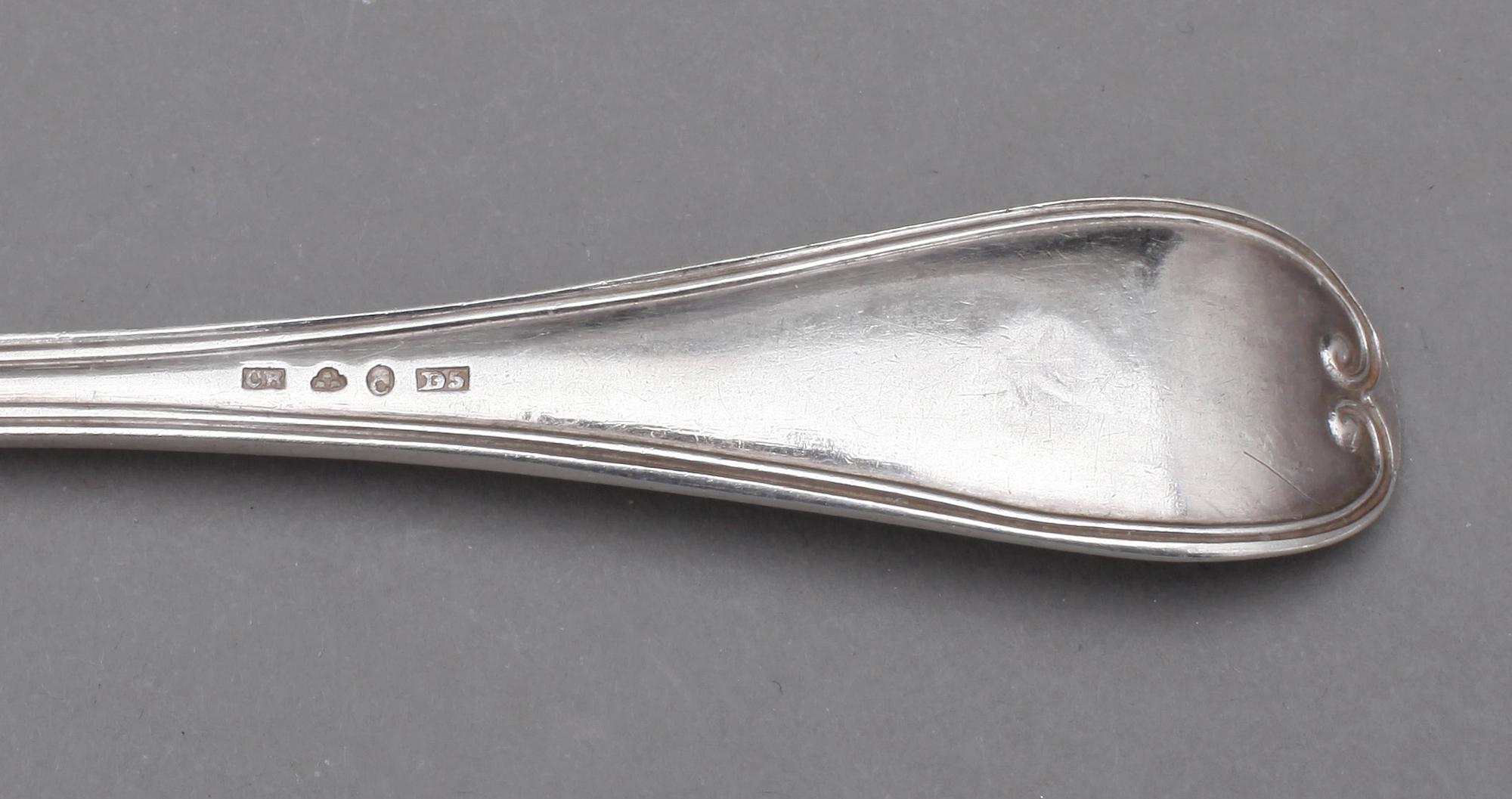 BESTICKSERVISDELAR, 37+1 st, silver, bland annat Adolf Zethelius, Stockholm, 1813. Vikt ca 1892g.