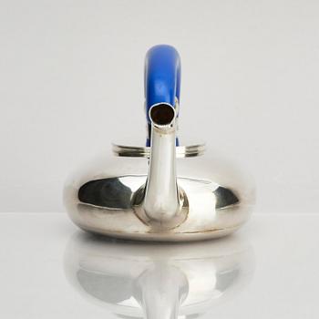 Karl-Heinz Sauer, a sterling silver teapot, Västerås, Sweden 1984.