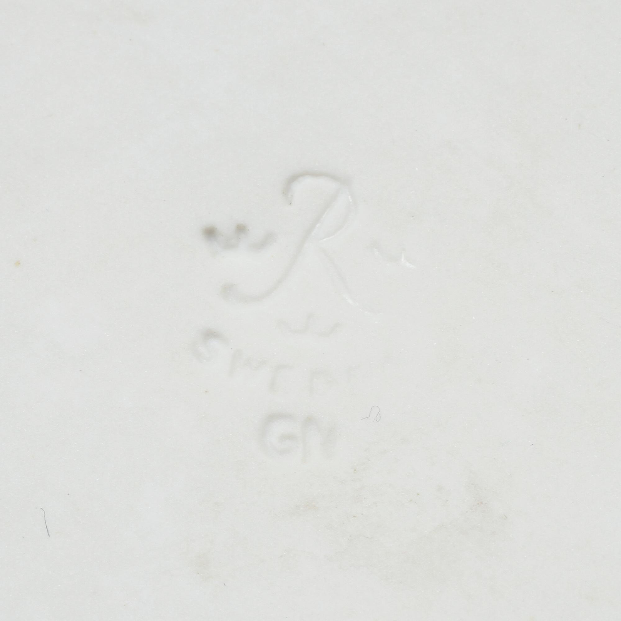 YTTERFODER, 8 st, stengods, Gunnar Nylund, Rörstrand.