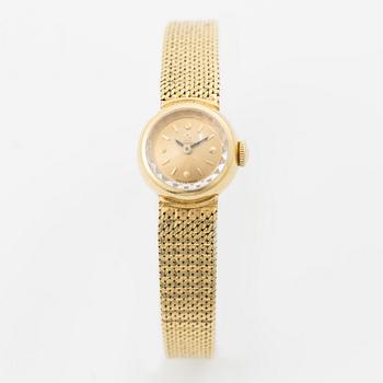 Omega, armbandsur, 18K guld, 17 mm.
