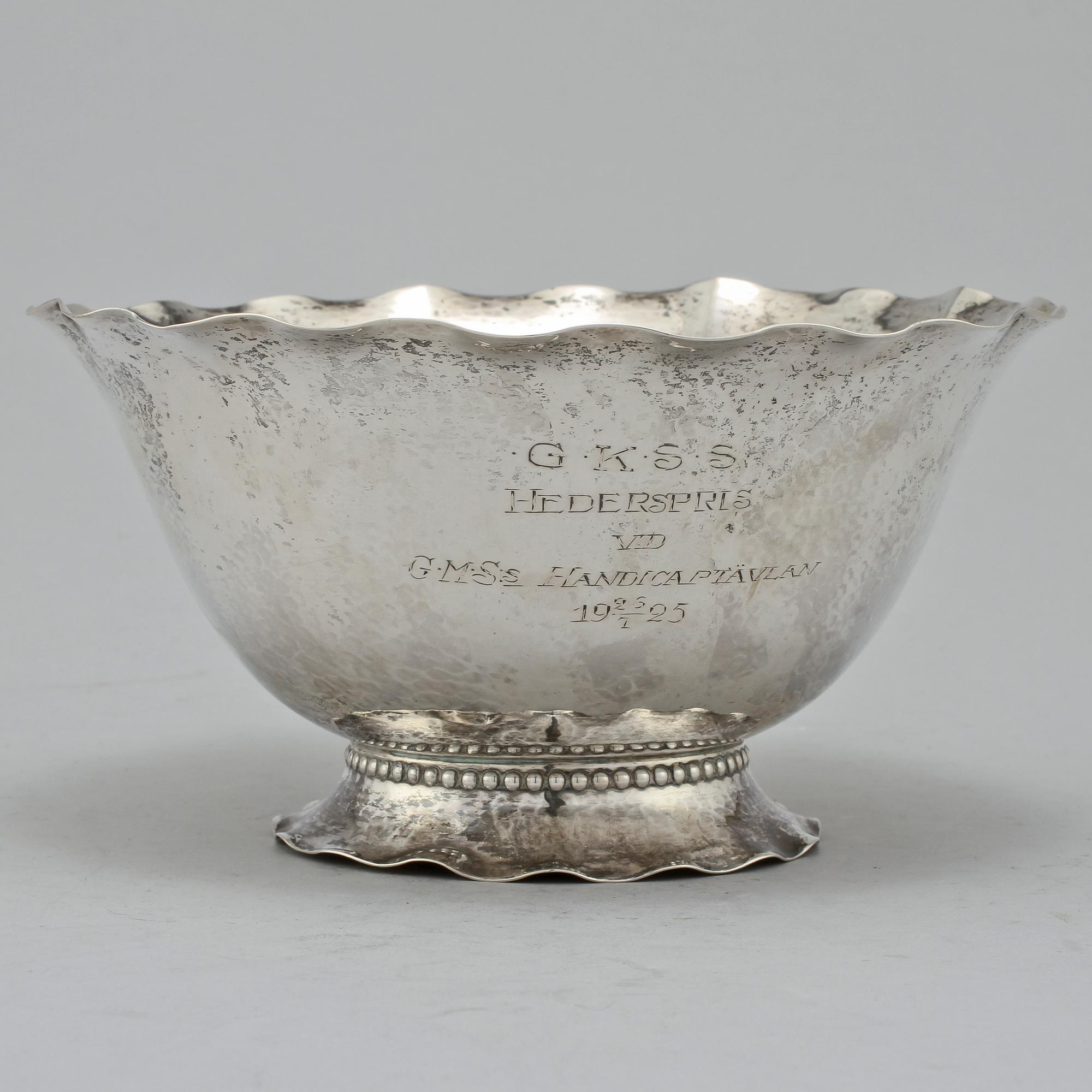 PARTI SILVER, 6 delar, bl a Johan Malmstedt, Göteborg, 1804. Tot vikt 400 g.