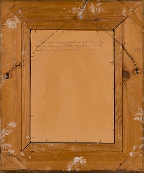 ADOLF BOCK, gouache, signed and dated 24.II. 1929.