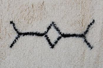 A rug, Morocco, ca 253 x 160 cm.