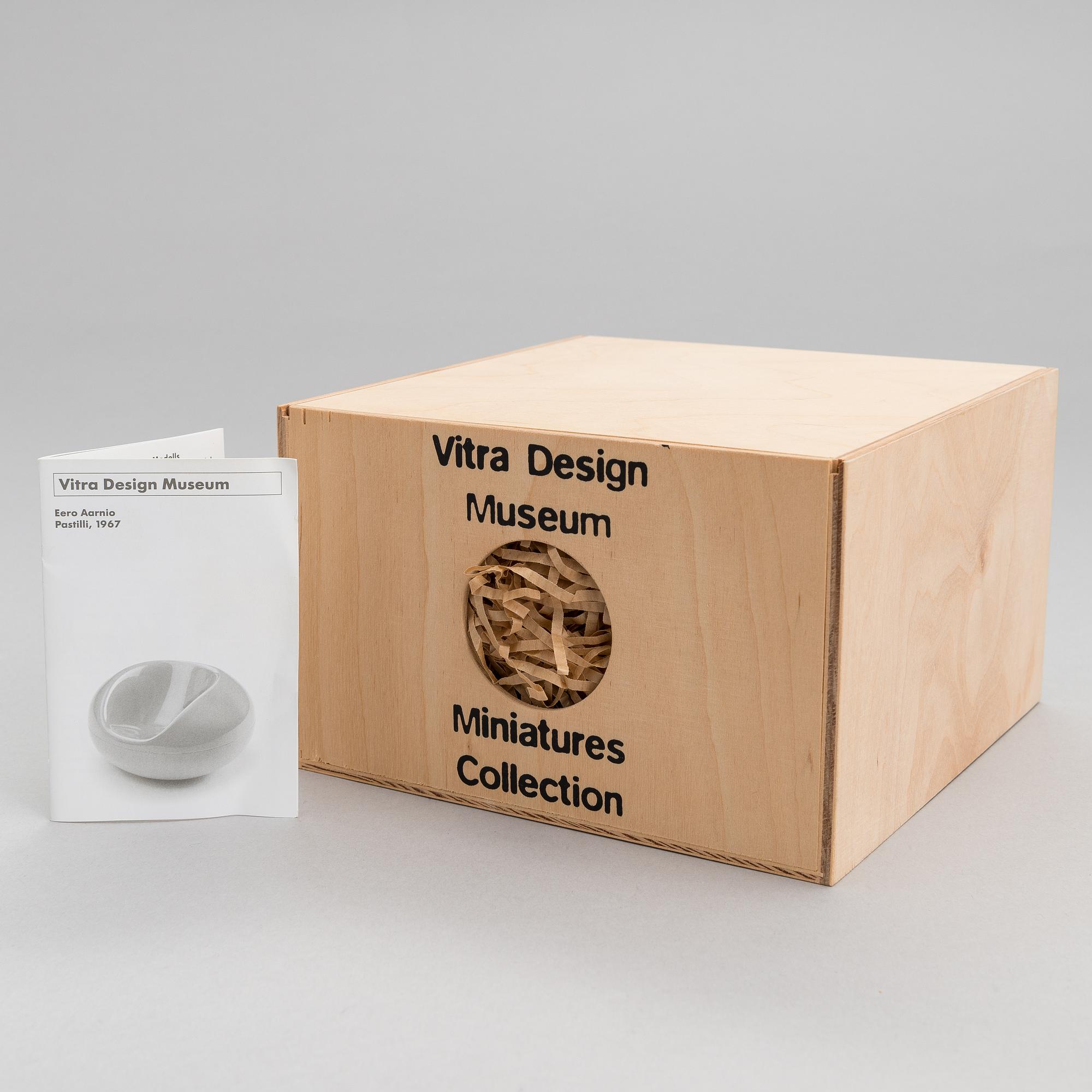 EERO AARNIO, A miniature, 'Pastil chair', Vitra Design Museum.