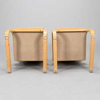 Alvar Aalto, a mid 1960s '36/401' armchairs for Artek.