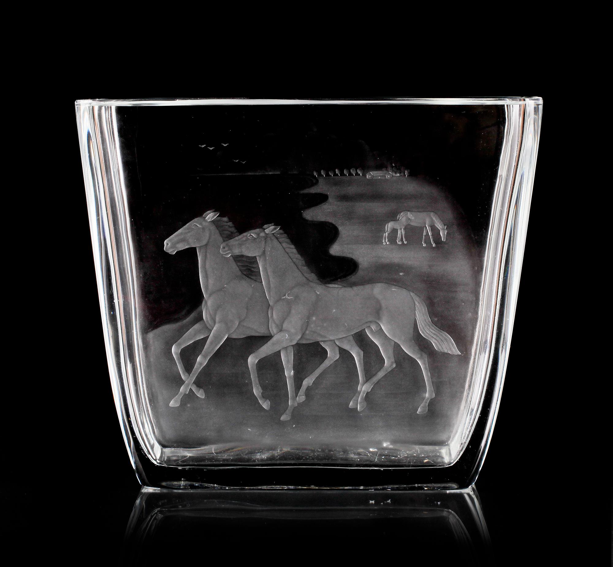 VAS, glas, Sven Palmqvist Orrefors.