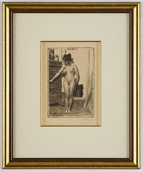 Anders Zorn, "Before the Stove".