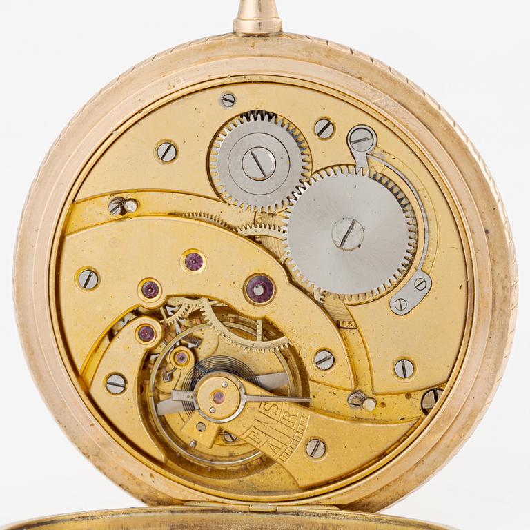 Ch. F. Tissot & Fils, pocket watch, 50 mm, hunter case.