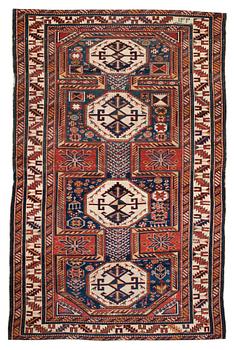 1316. ANTIQUE/SEMI-ANTIQUE SHIRVAN-MOGAN. 189 x 123 cm.