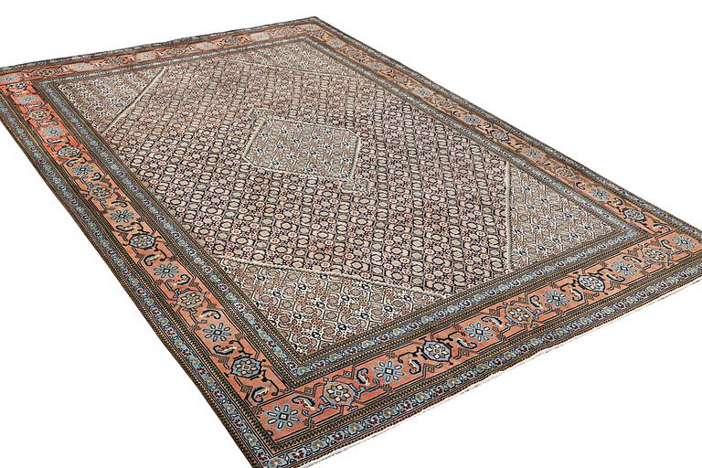 A carpet, Ardebil, c. 334 x 232 cm.