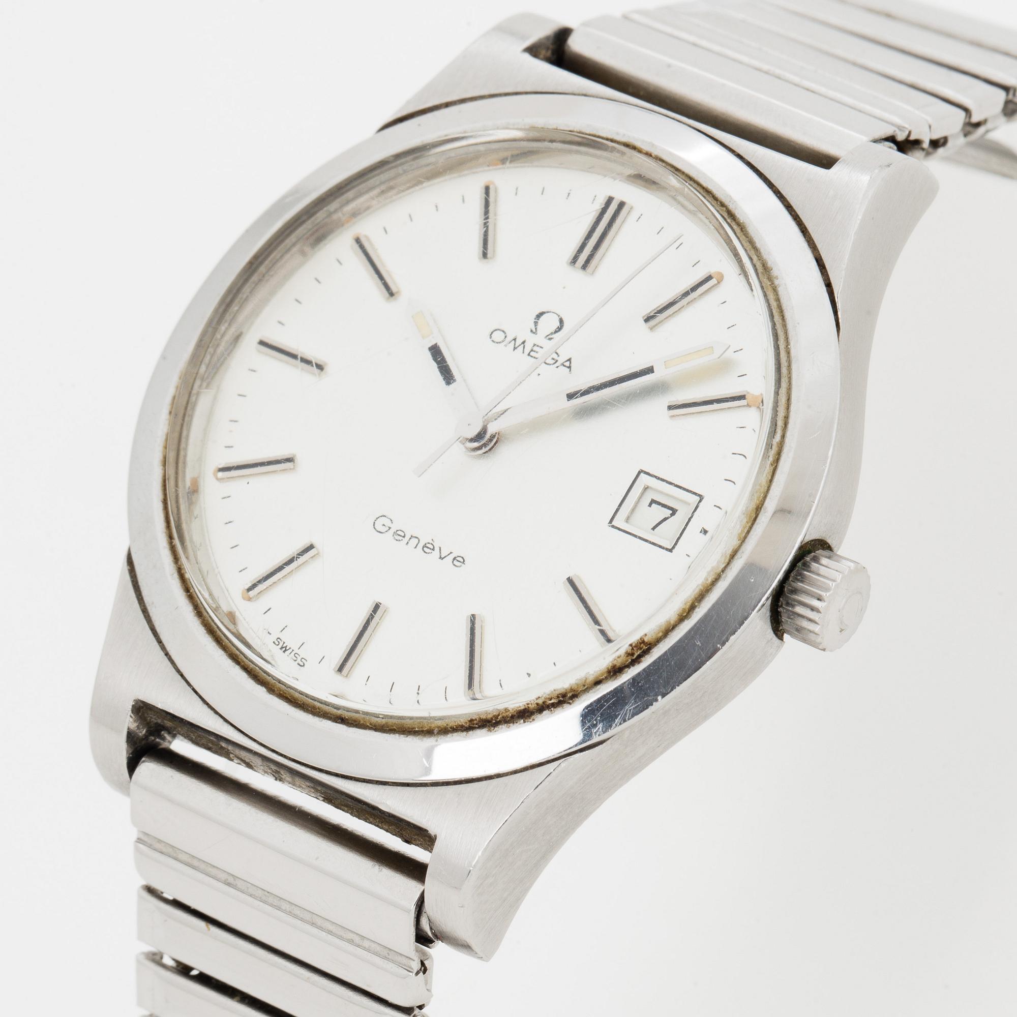 OMEGA, Genève, wristwatch, 36 mm.