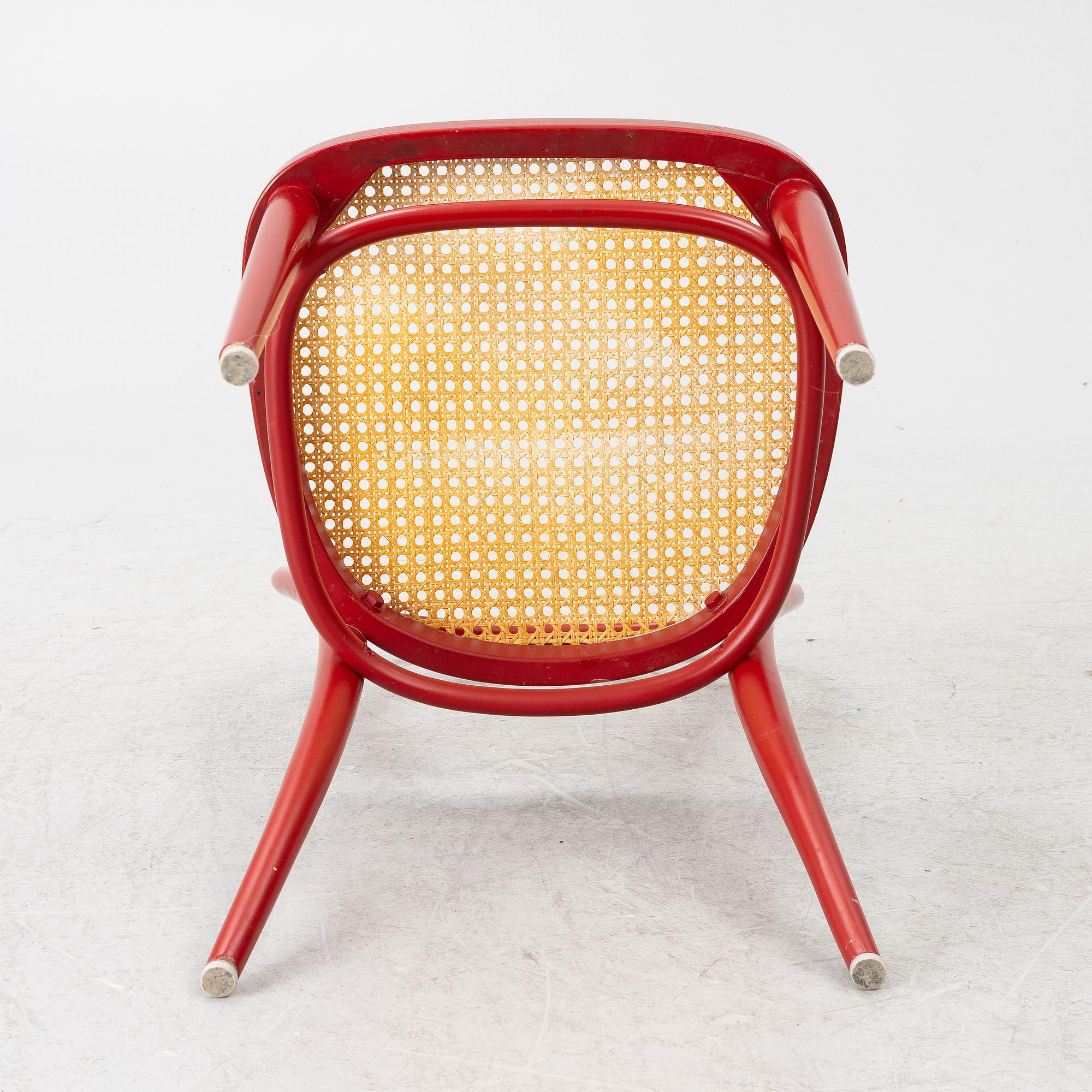 Chairs, 4, Thonet, modern production.
