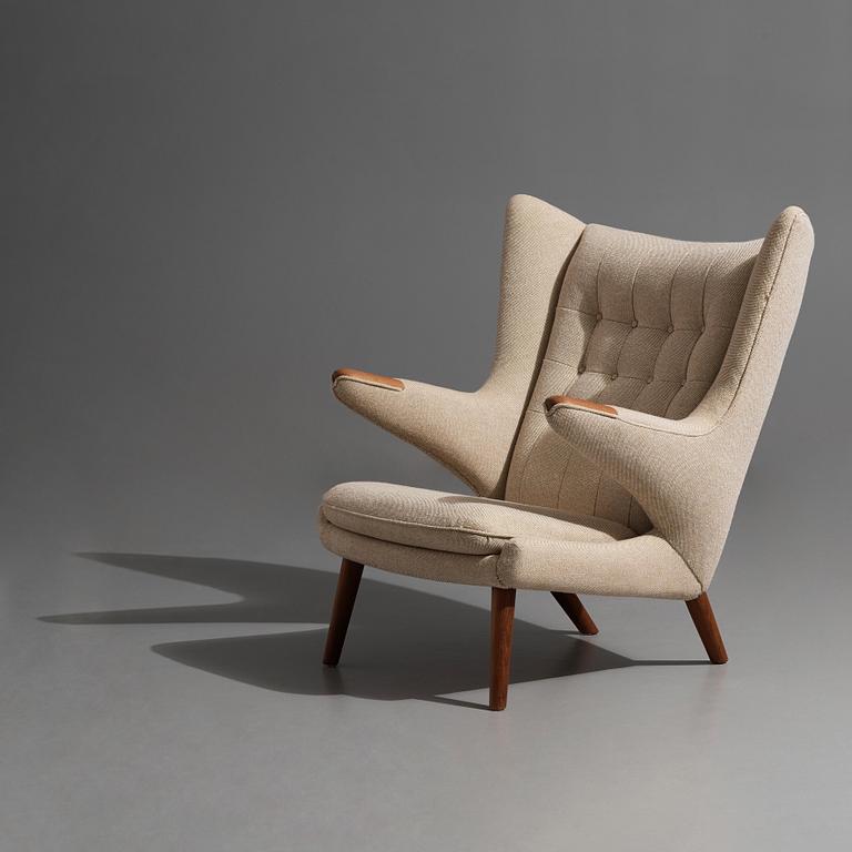 Hans J. Wegner, fåtölj, "Bamse/Papa bear", AP-Stolen, Danmark, 1960-tal.