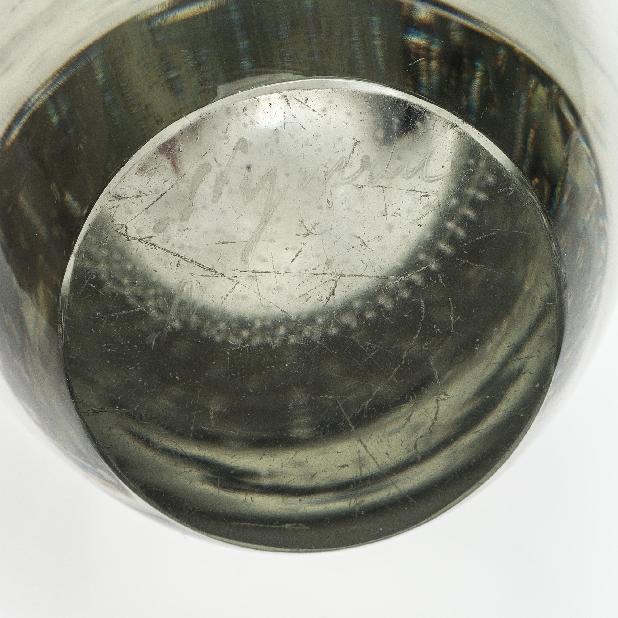 GUNNEL NYMAN, VAS. "GN 25". Sign. G. Nyman, Nuutajärvi Notsjö. 1940-tal.