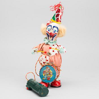 A toy, "Blinky the Clown, Japan, mid 20th century,