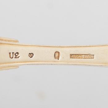 Spoons, 24 pieces, silver, Sweden, 18th–19th century.