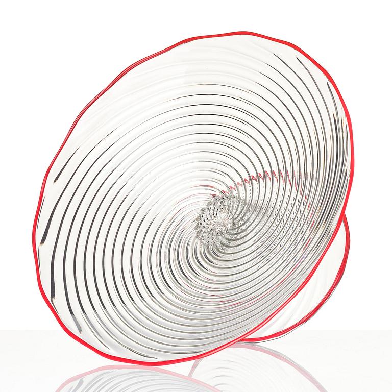 Dante Marioni, skål på fot, glas, Seattle 1995.