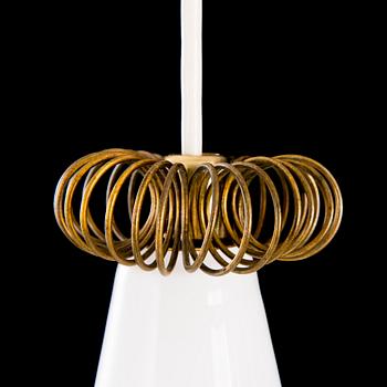 A mid 20th century 'K2-10' pendant light Idman, Finland.