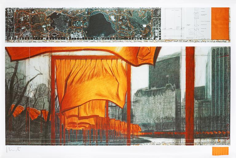 Christo & Jeanne-Claude, "The Gates, Central Park, New York".