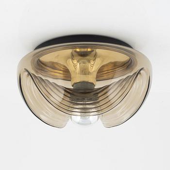 A 'Wave' glass wall light, Peill & Putzler, Germany, 1960's/70's.