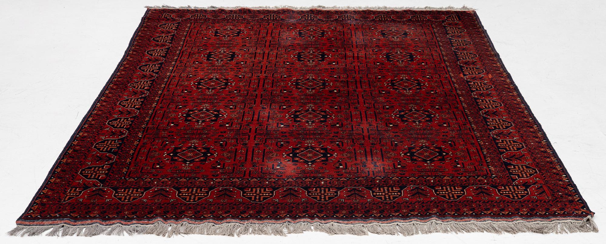 Rug, Afghan, approx. 282 x 200 cm.