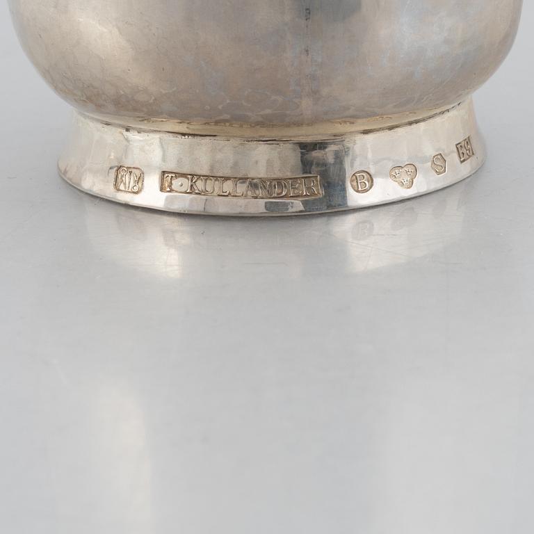 Tore Kullander, kanna, silver, Borås 1952.