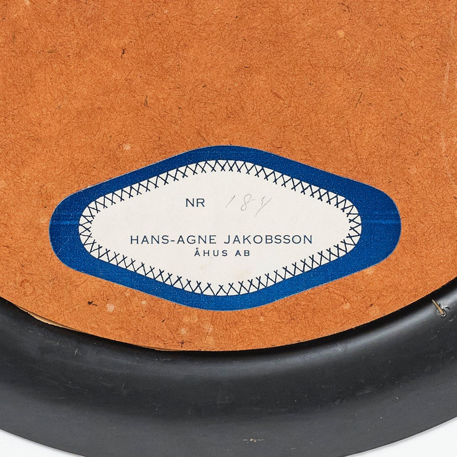 Hans-Agne Jakobsson, spegel, modell "184", Hans Agne Jakobsson AB, Åhus 1950-tal.