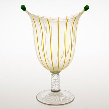 TIINA NORDSTRÖM, a 'Harlekin' art glass signed Tiina Nordström, Vittorio Ferro, Nuutajärvi 1996.