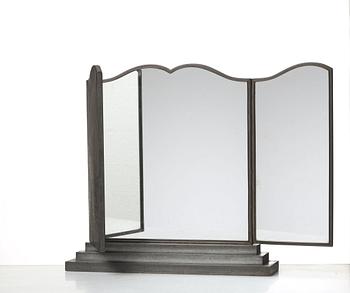 Firma Svenskt Tenn, a pewter triple mirror, Svenskt Tenn, Stockholm 1929.
