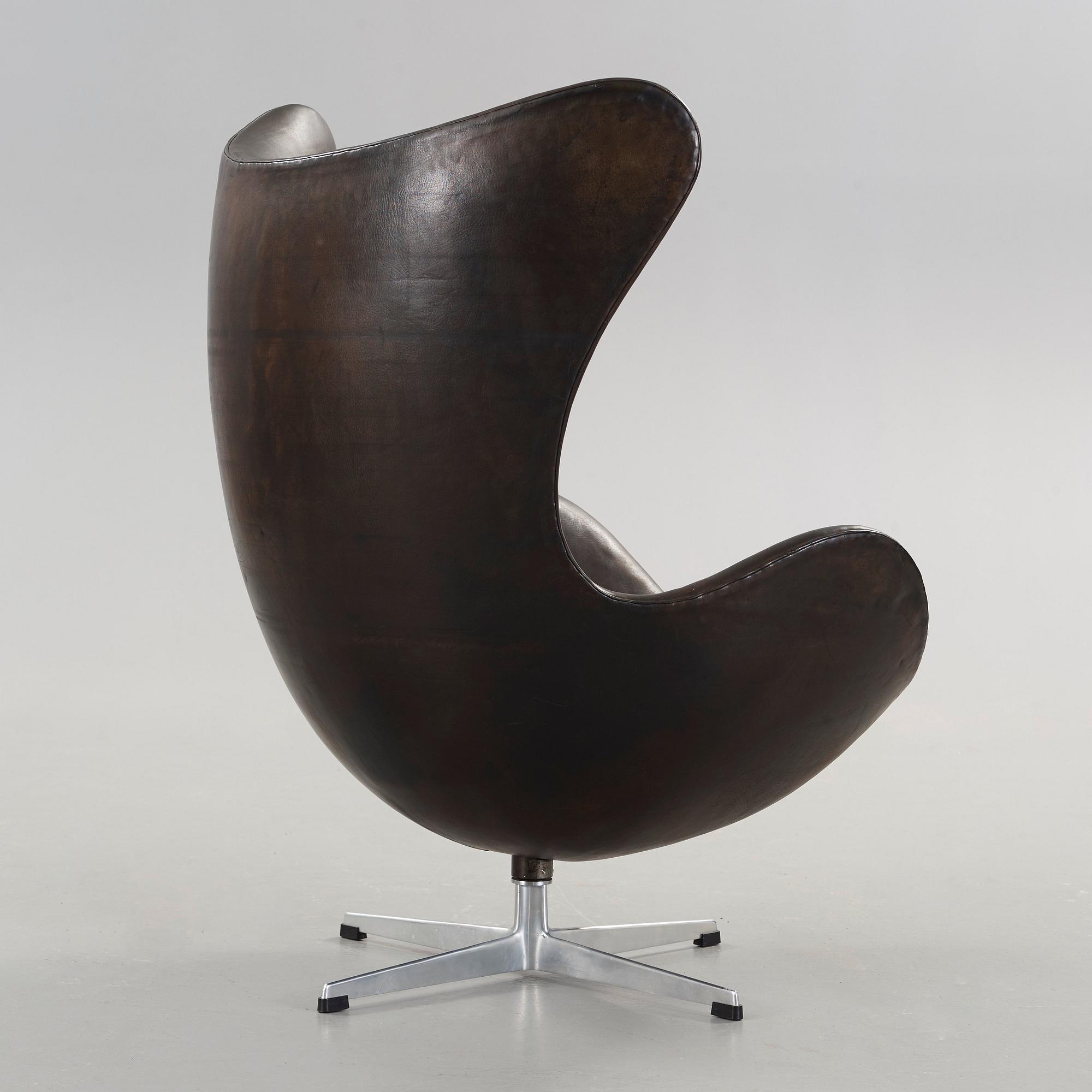 Arne Jacobsen, fåtölj, "Ägget", Fritz Hansen, Danmark 1963.