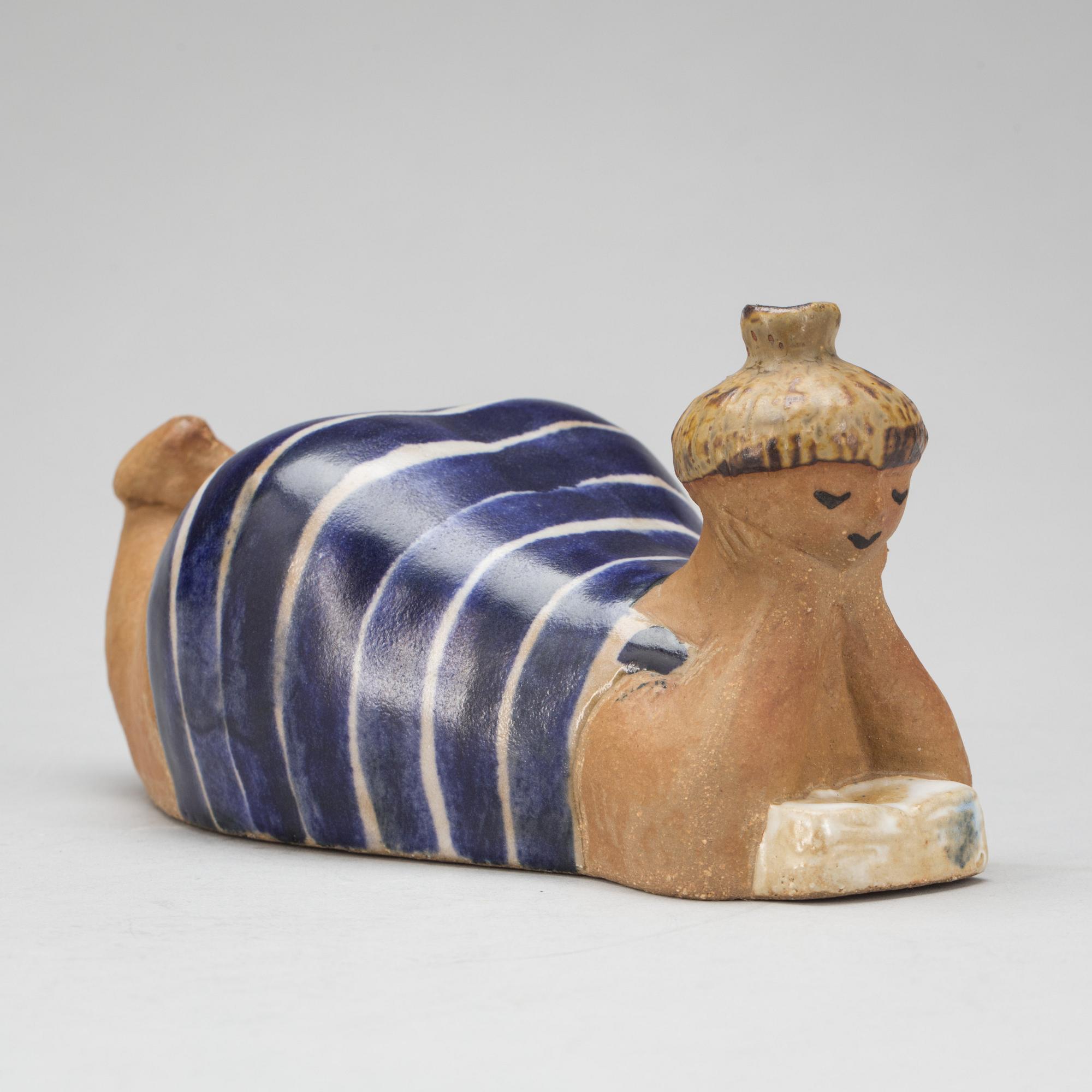 FIGURIN, stengods, "Beata", Lisa Larson, Gustavsberg.