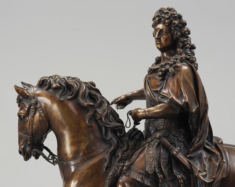 Pietro Sormani, Equestrian sculpture with Louis XIV.