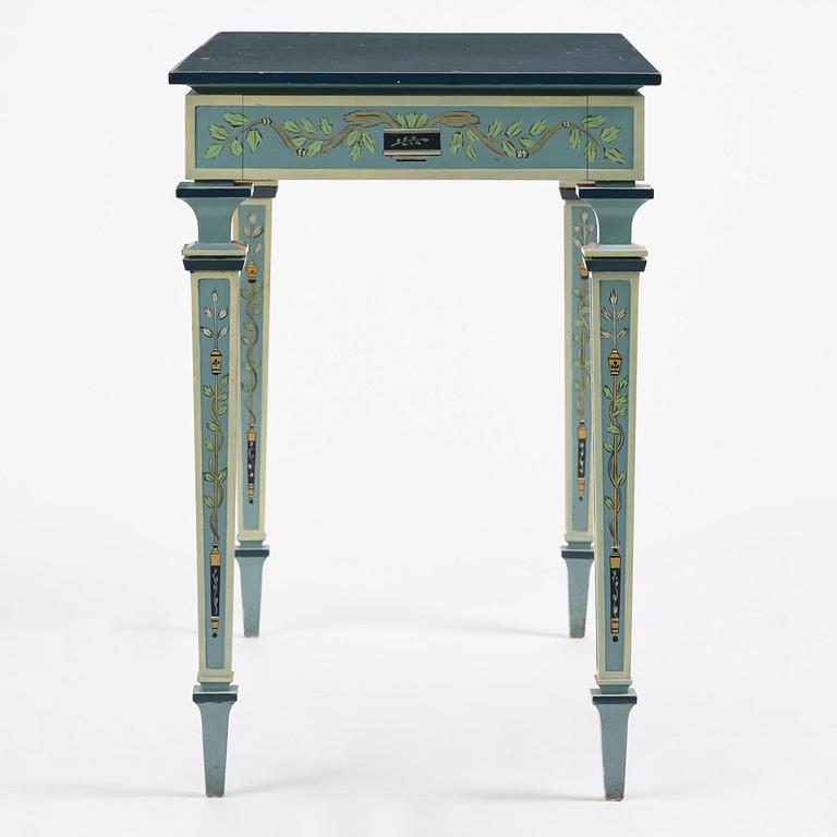 Carl Malmsten, a Swedish Grace console table, cabinetmaker Albin Johansson, Stockholm, for Villa Kvikkjokk, 1927.