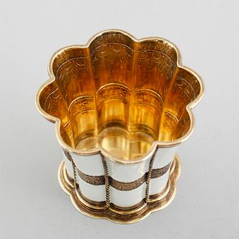 MARGRETEBÄGARE, silver, A Michelsen, Copenhagen, Danmark. Vikt ca 122 gram.