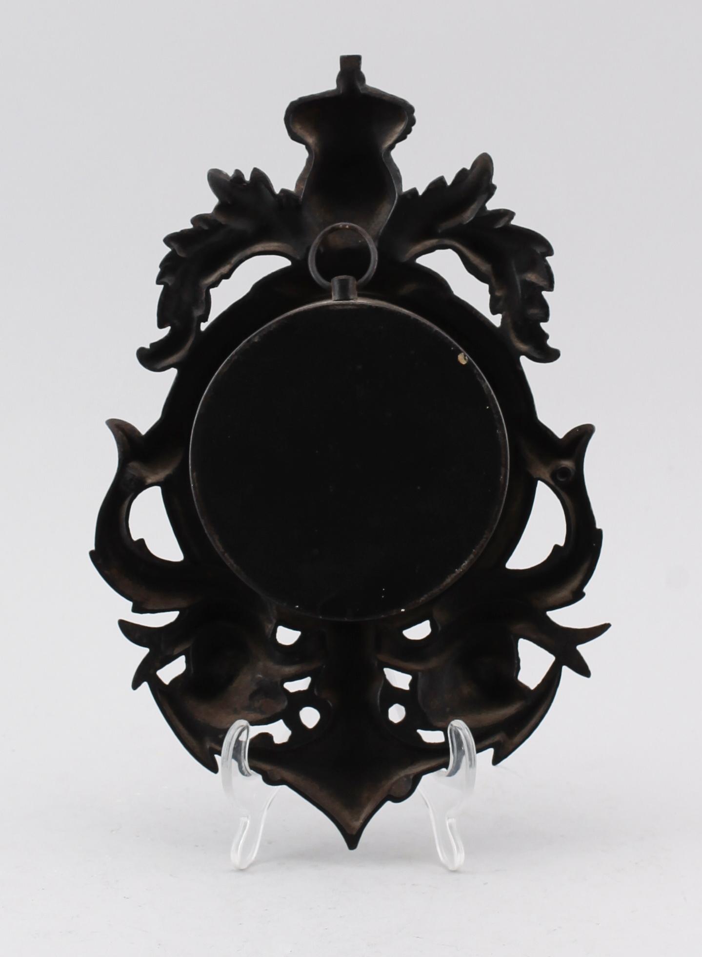 VÄGGUR, gjutjärn, England, 1800-talets andra hälft.