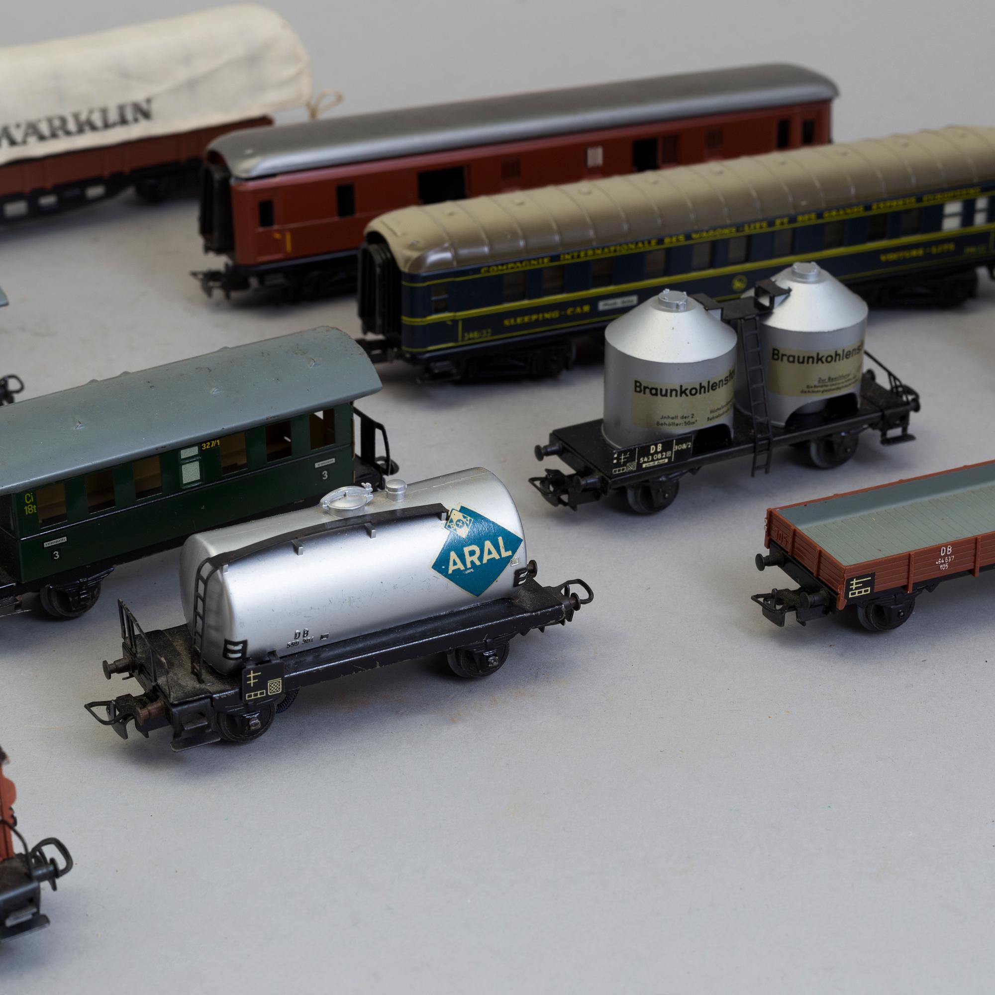 MÄRKLIN TRAIN-SET. 1950s/60s.