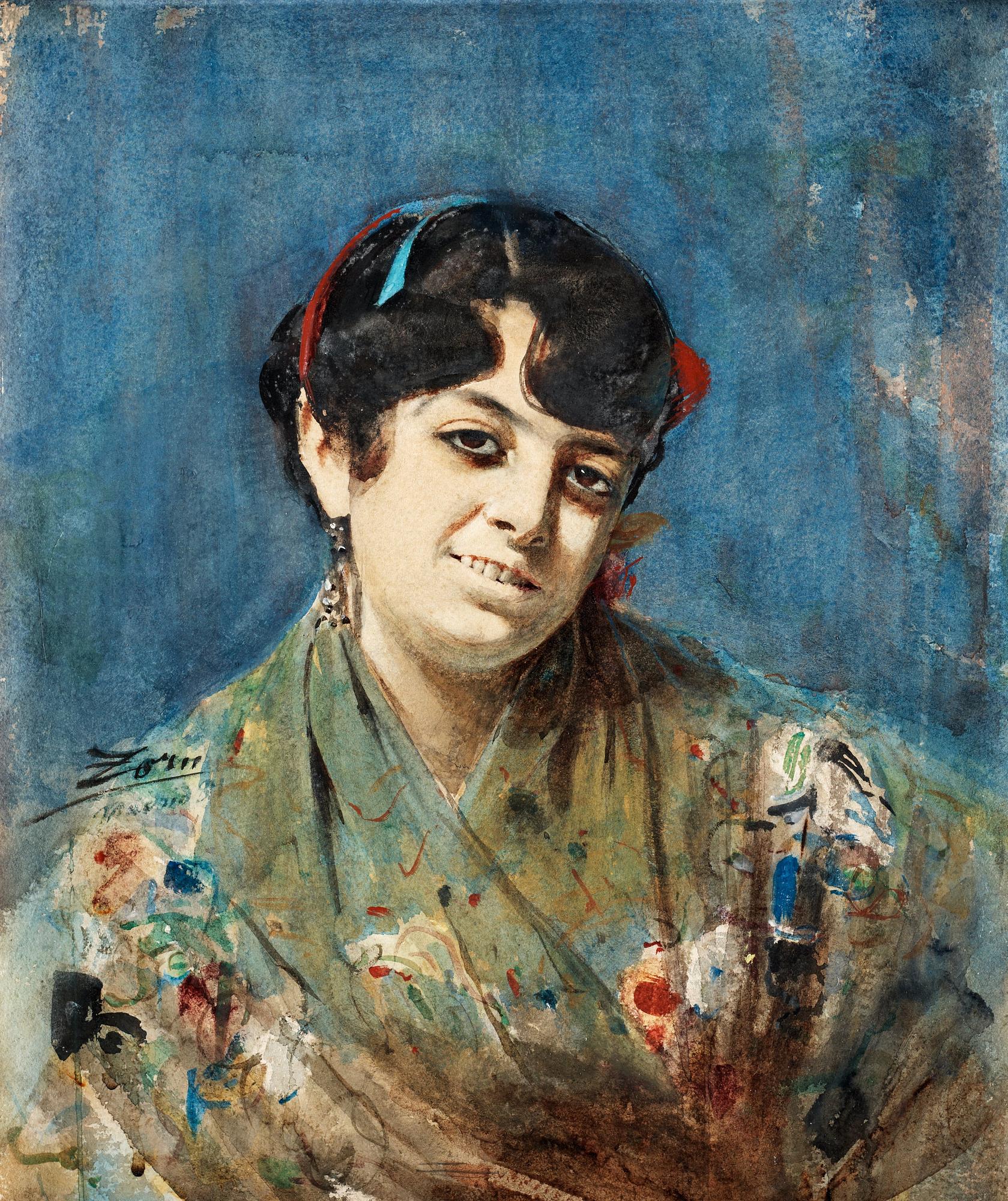 Anders Zorn, "Spanjorska från Madrid II".
