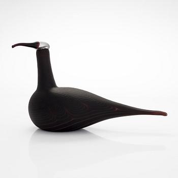 Oiva Toikka, a 'Curlew' glass bird, second quality, signed O. Toikka Nuutajärvi II.