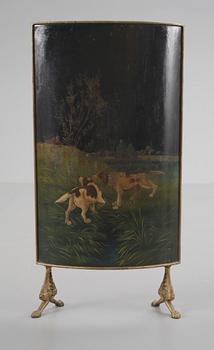 ELDSKÄRM, plåt, sekelskiftet 1900.