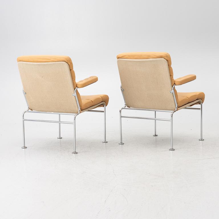 Bruno Mathsson, Armchairs, a pair, “Birgitta”, Dux.