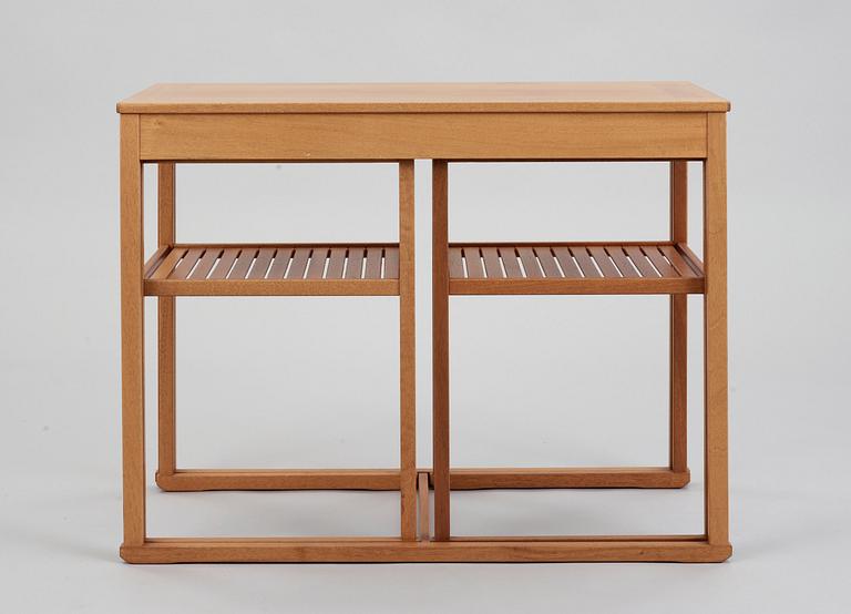 CARL MALMSTEN, satsbord, 3 delar, "Släden".